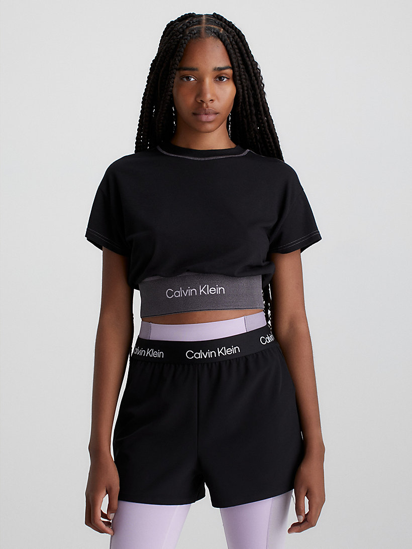 Cropped Gym-T-Shirt Calvin Klein® | 00GWF3K147BAE