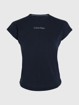 Calvin Klein Performance Womens Workout Fitness T-Shirt Blue 1X : Clothing,  Shoes & Jewelry 