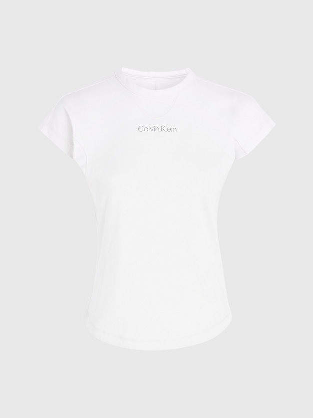 vaporous gray gym t-shirt for women ck performance