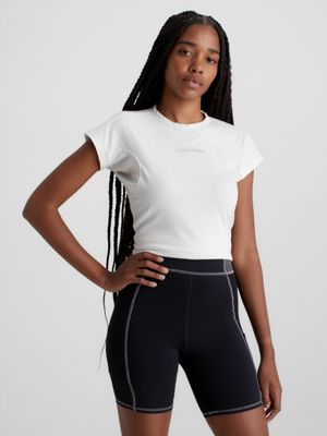 Calvin klein crop hot sale top and shorts set