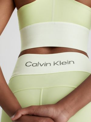 Calvin Klein Performance logo waist workout legging co-ord in