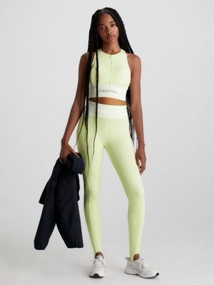 Calvin Klein Performance Womens Fitness Yoga Athletic Leggings Multi XL 