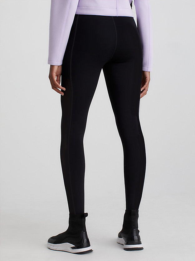 black beauty 7/8 gym leggings for women ck performance