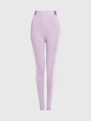 pastel lilac 7/8-sport-leggings für damen - ck performance