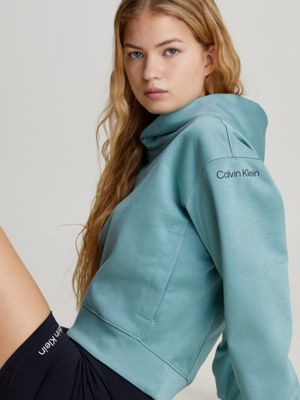 Sweat-Shirt À Capuche Femme Surdimensionné Et Zippé Calvin Klein