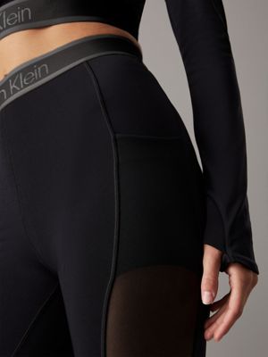 black beauty 7/8 gym leggings for women ck sport