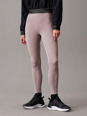 brown 7/8 gym leggings for women ck sport