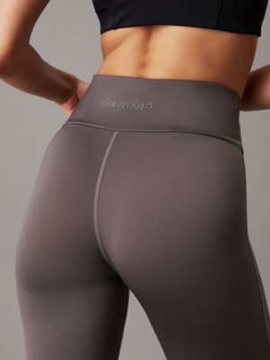 boulevard gray flared gym leggings for women ck sport