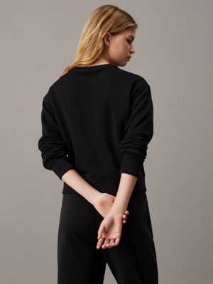 black beauty french terry pocket sweatshirt for women ck sport