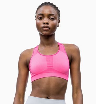 calvin klein pink sports bra