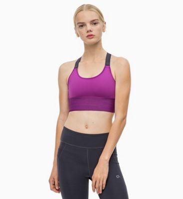 calvin klein strappy sports bra