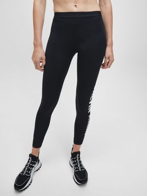 women's black calvin klein leggings