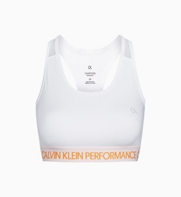 grey calvin klein sports bra