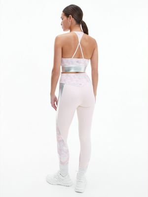 ROSE QUARTZ MOON PRINT Sujetador deportivo estampado de bajo impacto de mujer CK PERFORMANCE