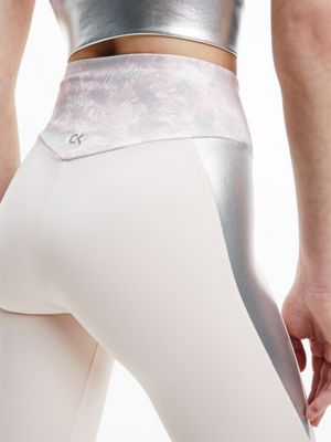 ROSE QUARTZ MOON PRINT Sport Leggings mit Print für Damen CK PERFORMANCE