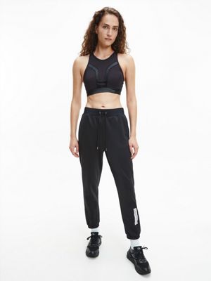 CK BLACK/ BRIGHT WHITE Logo Joggers for women CK PERFORMANCE