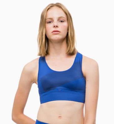 calvin klein racerback sports bra