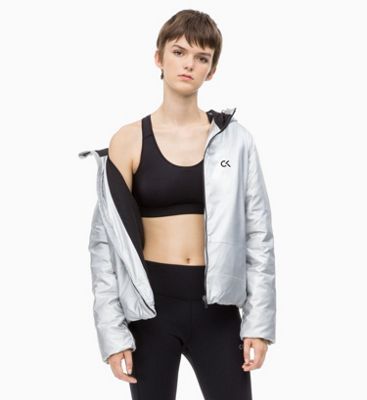 calvin klein reflective jacket