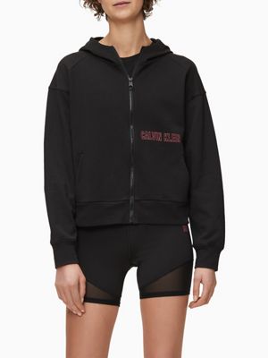 calvin klein zip up hoodie womens
