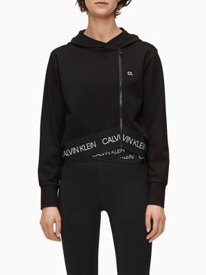 calvin klein zip through hoodie