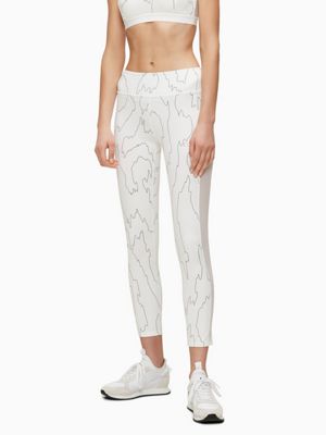 calvin klein white leggings