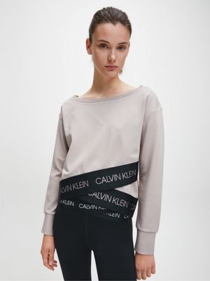 calvin klein cropped hoodie and shorts set