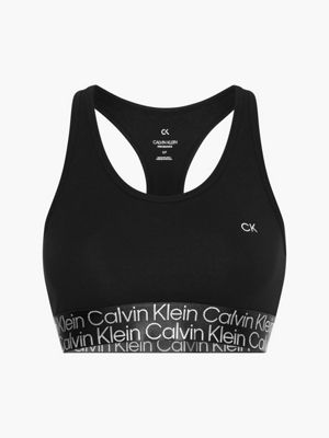 Calvin Klein - Girls Clothes - Girls' Underwear - Crop Top Bra - Calvin  Klein Girl's Bralette - Pack of 2 - Grey/Black - Age 14-16