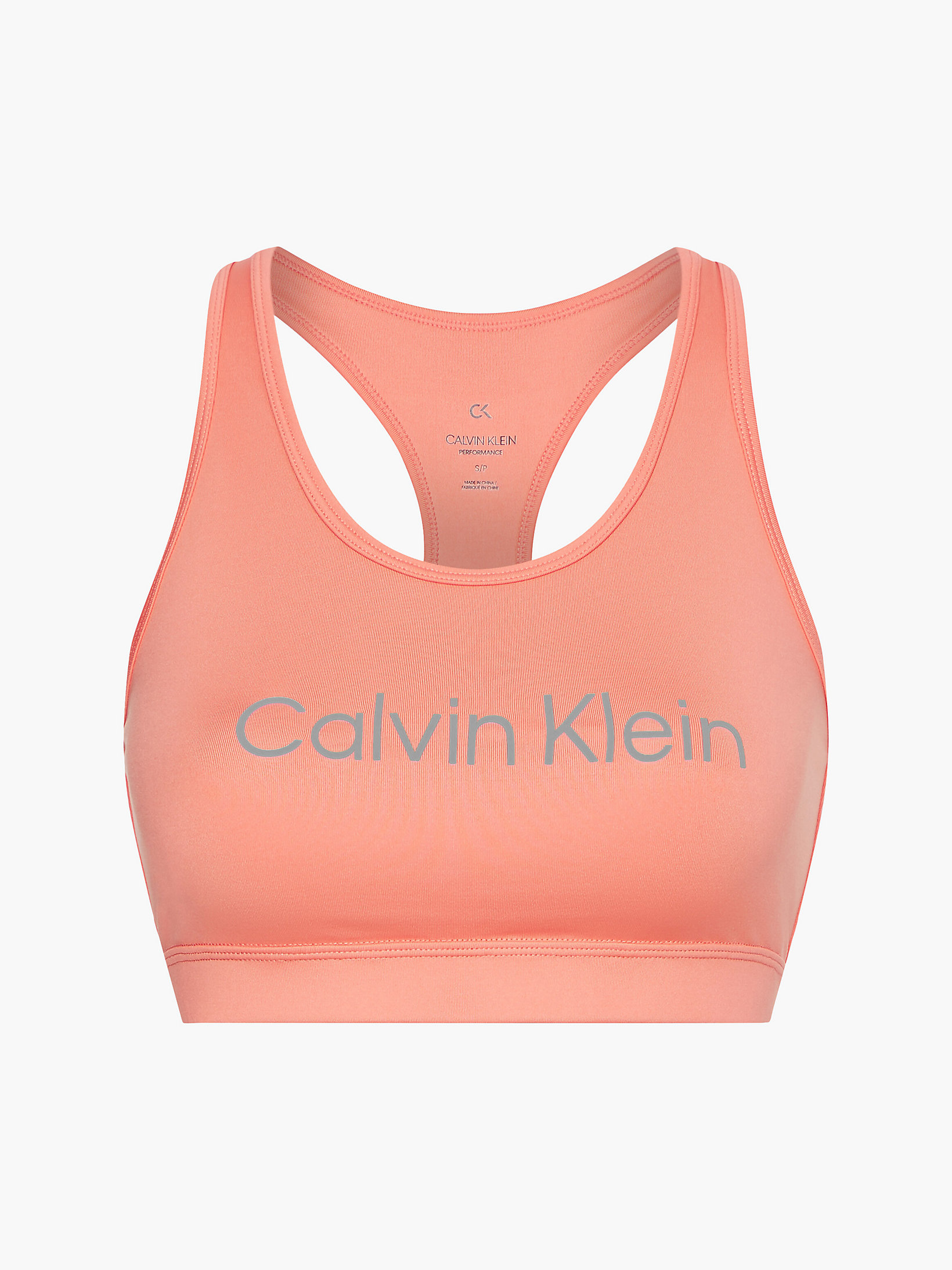 Blooming Dahlia Medium Impact Sports Bra undefined women Calvin Klein
