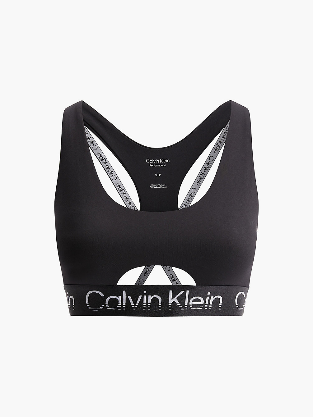 CK BLACK Brassière De Sport Recyclée Impacts Modérés undefined femmes Calvin Klein