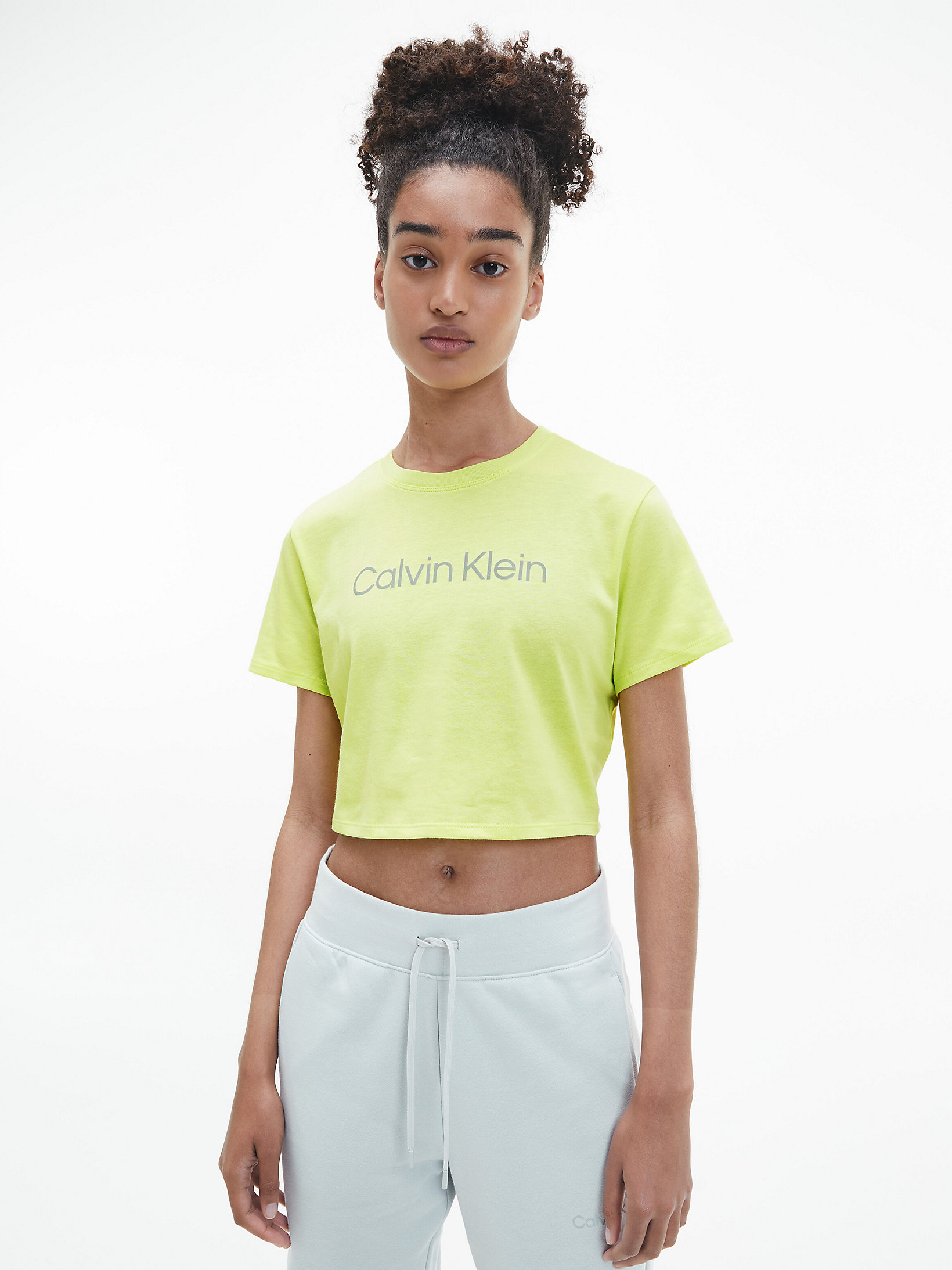 T-Shirt De Sport Court > Sunny Lime > undefined femmes > Calvin Klein