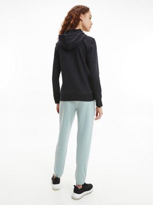 BLACK BEAUTY Cotton Terry Logo Hoodie for women CK PERFORMANCE