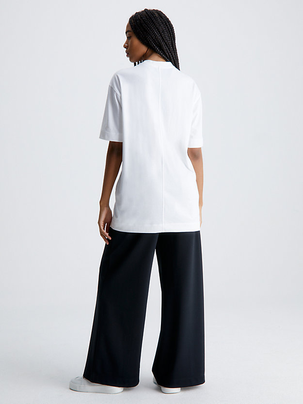 BRIGHT WHITE Oversized T-Shirt-Kleid für Damen CK PERFORMANCE
