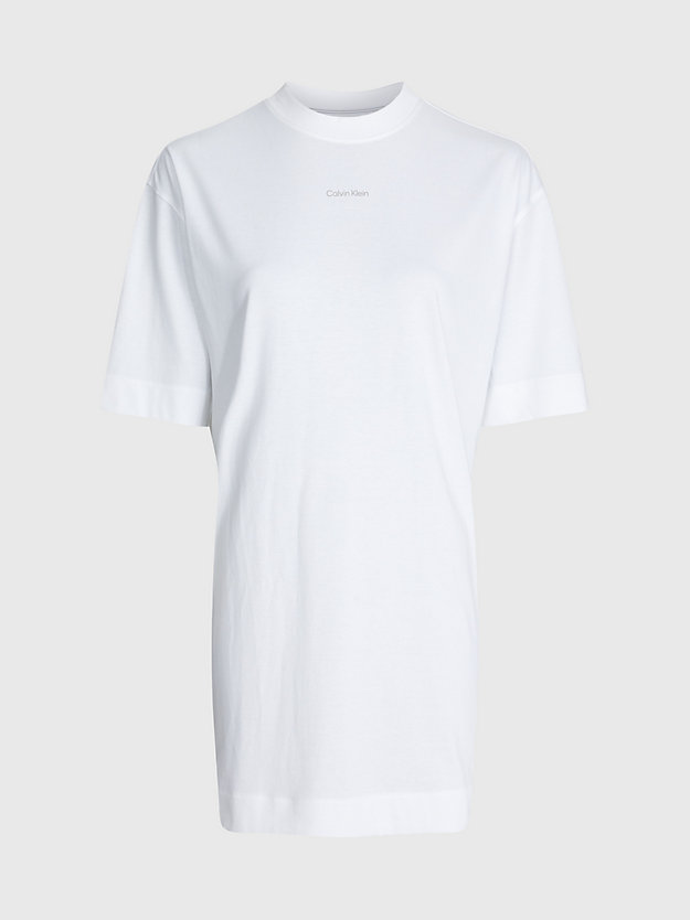 BRIGHT WHITE Oversized T-shirt Dress for women CK PERFORMANCE
