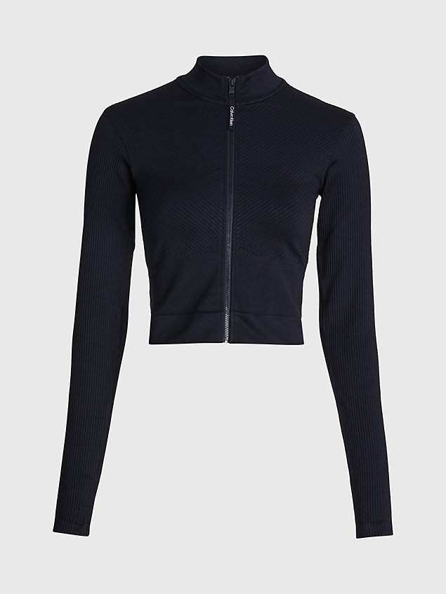 black zip up jacket for women ck performance