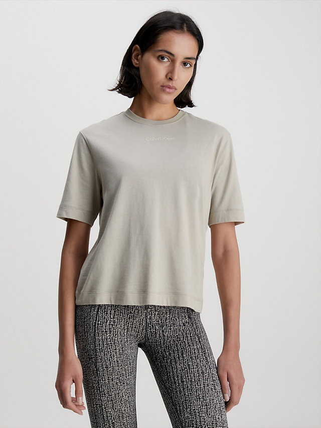 Winter Linen Gym-T-Shirt undefined Damen Calvin Klein