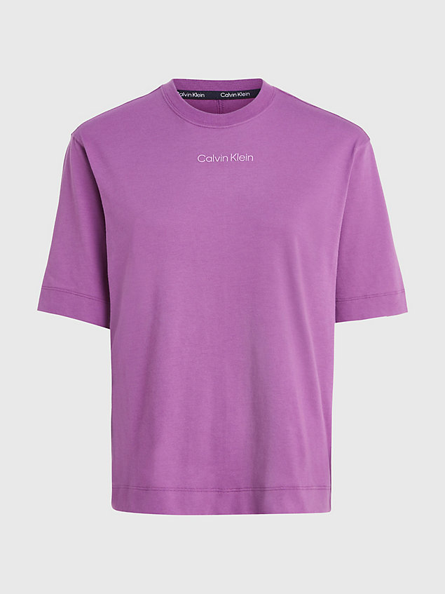purple t-shirt sportowy dla kobiety - ck performance