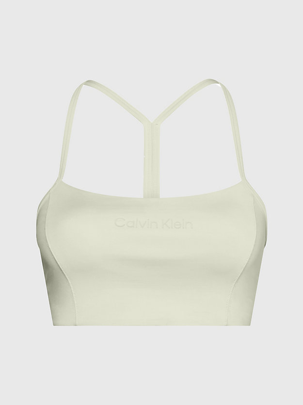 seaspray green low impact sports bra for women ck performance