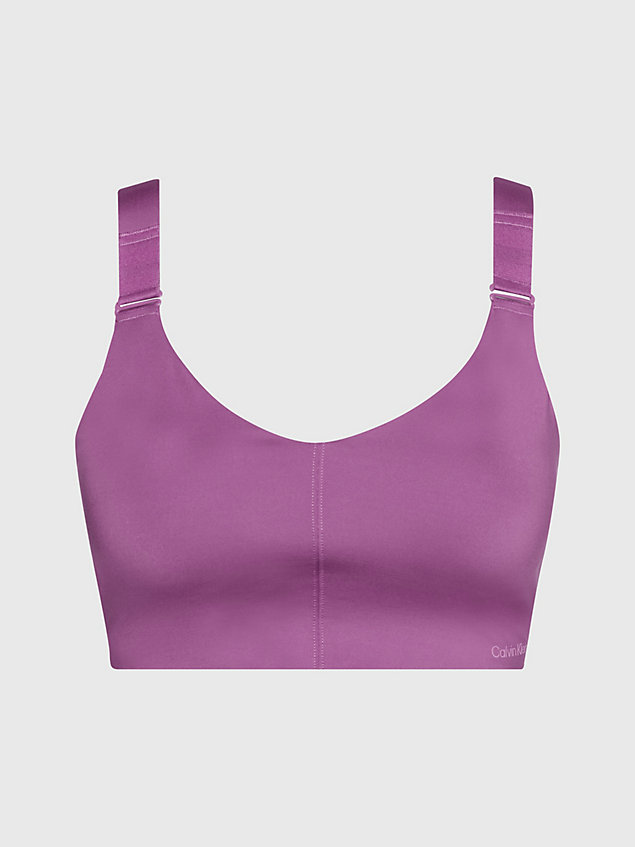 purple high impact sports bra for women ck performance