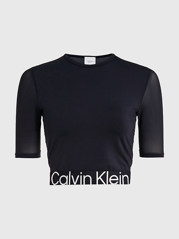 BLACK BEAUTY Cropped sport T-shirt voor dames CK PERFORMANCE