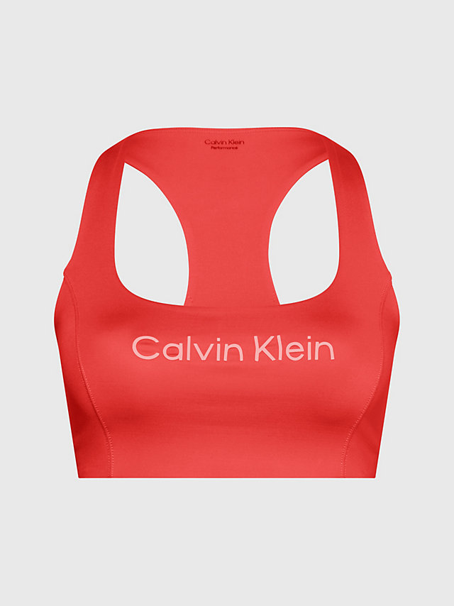 Cool Melon Medium Impact-Sportbh undefined dames Calvin Klein