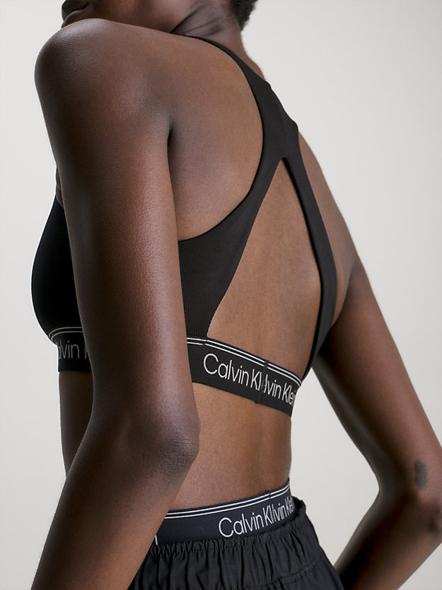 black beauty medium impact sports bra for women ck performance