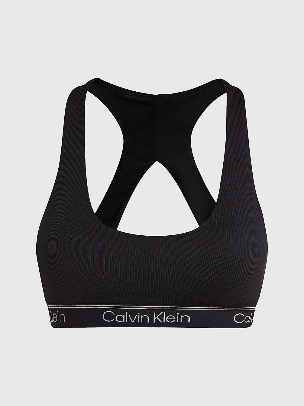 BLACK BEAUTY Medium Impact Sports Bra undefined women Calvin Klein