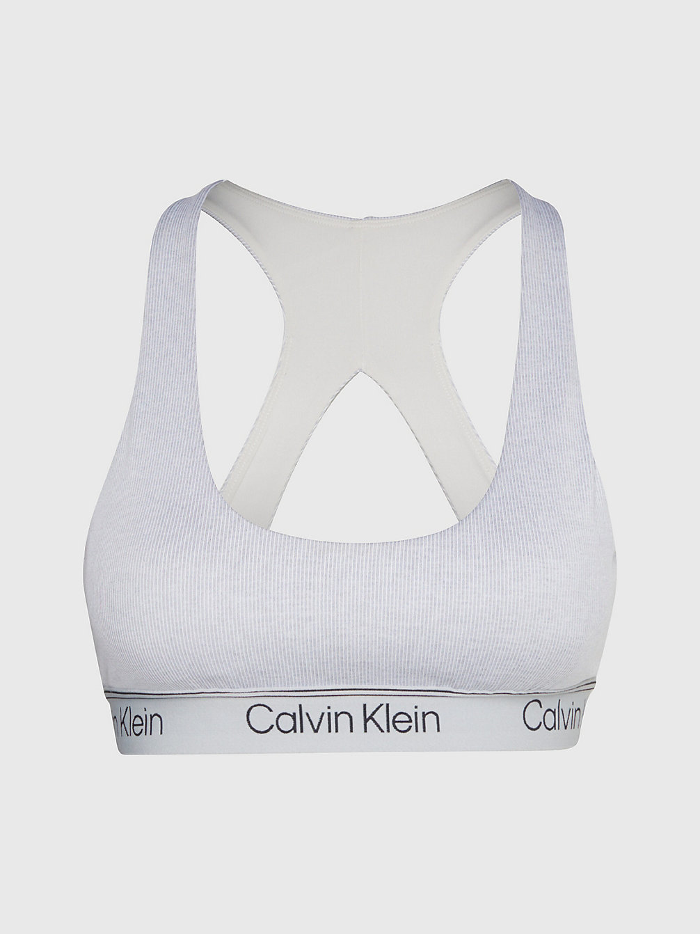 ATHLETIC GREY HEATHER Medium Impact Sports Bra undefined women Calvin Klein