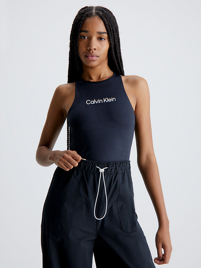 Black Beauty Gym Tank Top undefined women Calvin Klein
