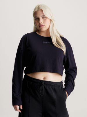 Long Sleeve Cropped Gym Top Calvin Klein®