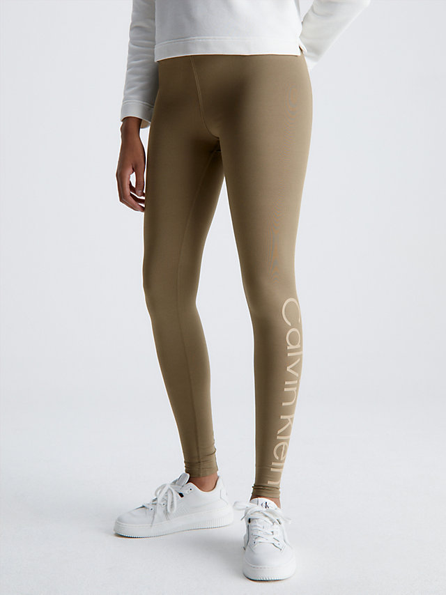 Grey Olive Legging De Sport Avec Poche undefined femmes Calvin Klein