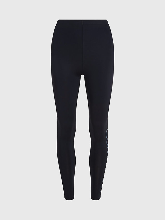 black sport-leggings mit taschen für damen - ck performance