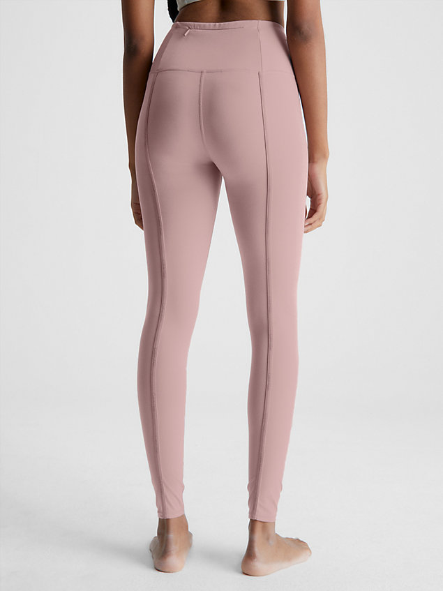 pink modelujące legginsy sportowe dla kobiety - ck performance