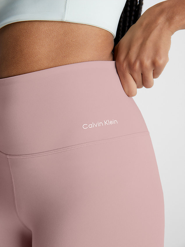 pink modelujące legginsy sportowe dla kobiety - ck performance