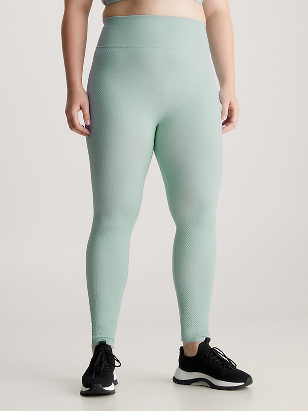 gray mist 7/8-sport-leggings für damen - ck performance
